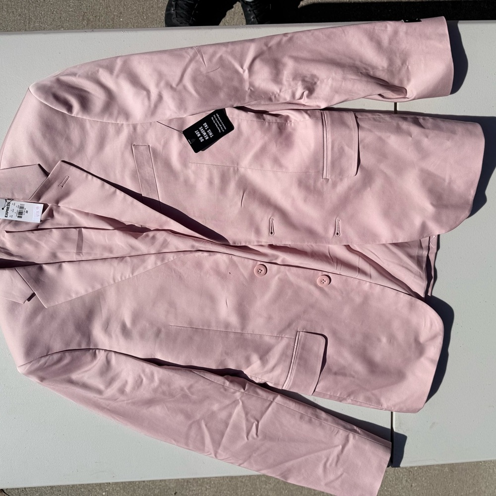 Express Soft Pink Blazer